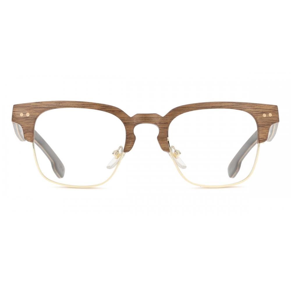 Oh My Woodness Oak Orbit Ws705 A06 21 Unisex Eyeglasses