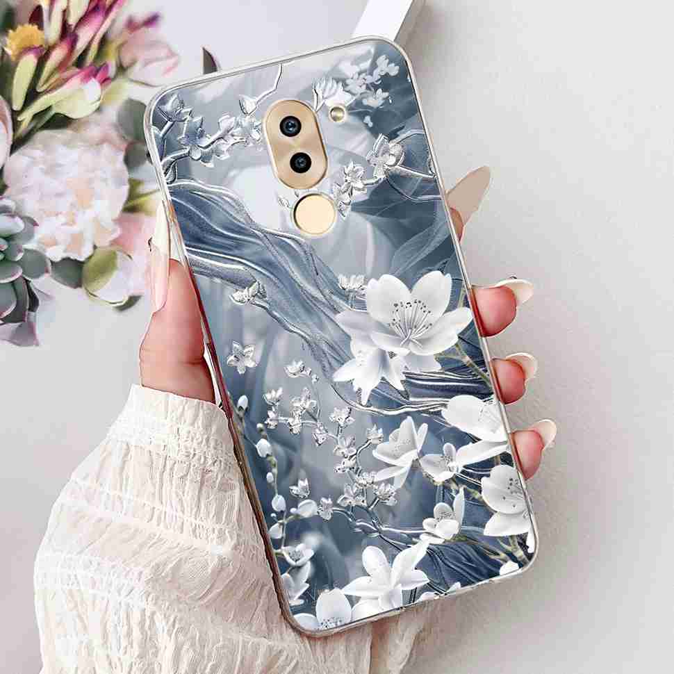 For Huawei Honor 6X BLN-AL10 Case Cute Cartoon Painting Soft Silicone TPU Cover For Honor 6X 6x BLN-L21 5.5" Popular Cats Shell