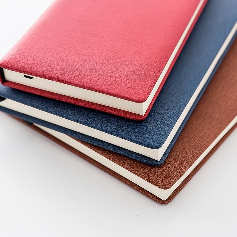 PU Leather Bound Small Office Notepad Diary