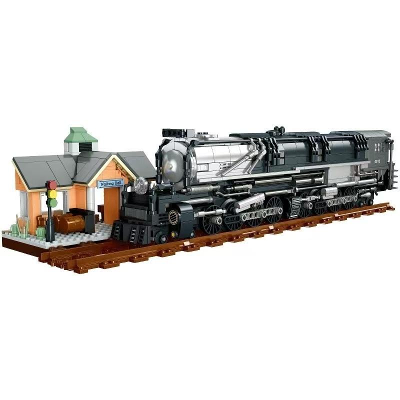 1277pcs Union Pacific BigBoy Building Blocks