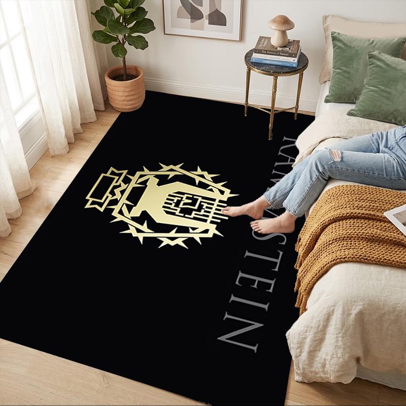Rammstein Music Living Room Nonslip Area Rug Soft Carpet For Bedroom Game Playroom Sofa Office Home Decor Doormat Christmas Gift C9301266