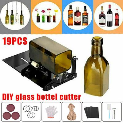 Universal Adjustable DIY Glass Bottle Cutter Sizes Metal Glassbottle Cut Machine Wine Bottles Crafting Decorations Cutting Tool