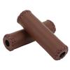 Bike Handlebar Grip Retro PU Leather Bicycle Handle Grips Universal Wear Resistant Handlebar CoverCoffee