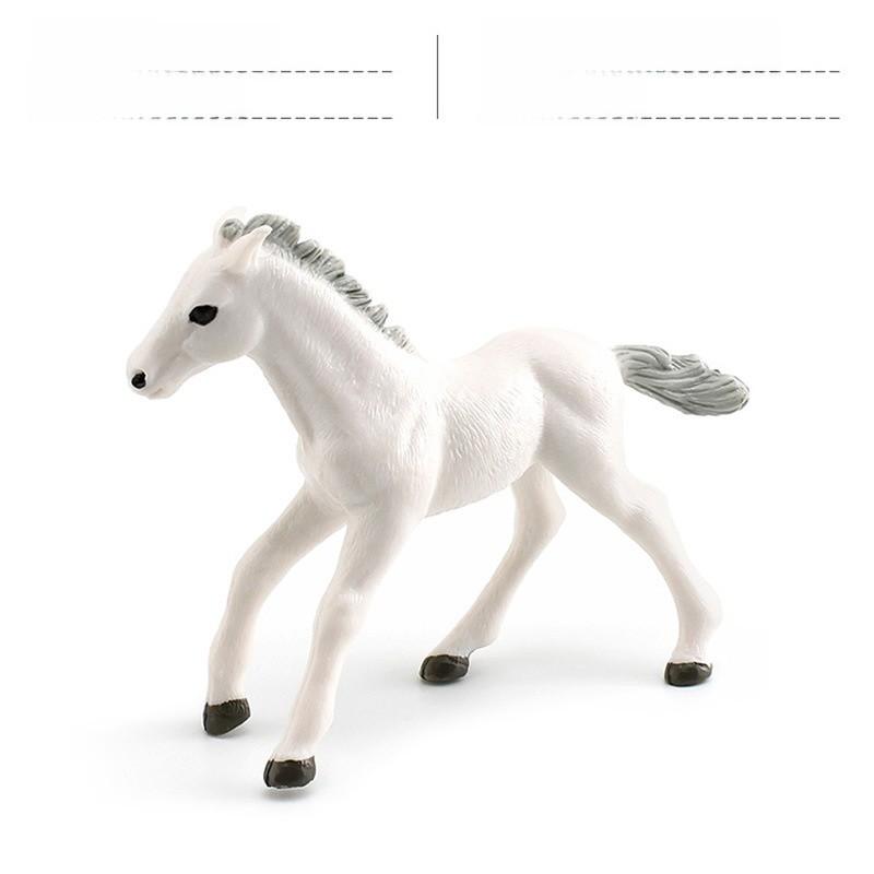 Wild Shire Horse Lipizzaner Pvc Model For Kids Educational Display