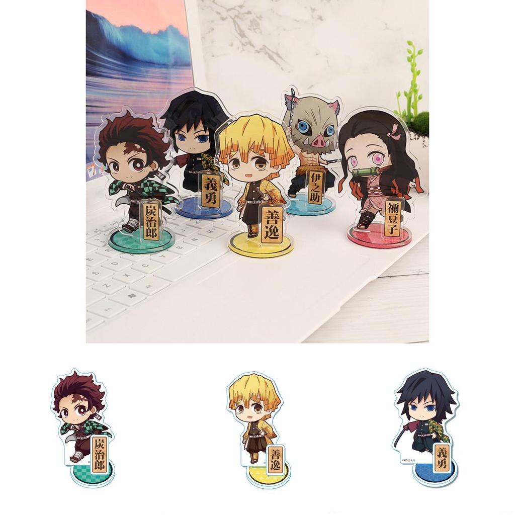 Vibrant Demon Slayer Kimetsu No Yaiba Acrylic Keychain Keyring Featuring Kamado Tanjirou