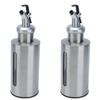 Oil Dispenser Bottle Stainless Steel Easy Refill and Cleaning Modern Olive Oil Dispenser for Vinegar Sauce190ML