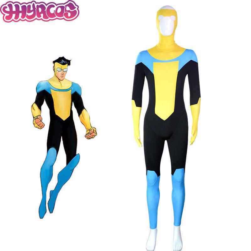 Anime Invincible Mark Grayson Jumpsuit Cloak