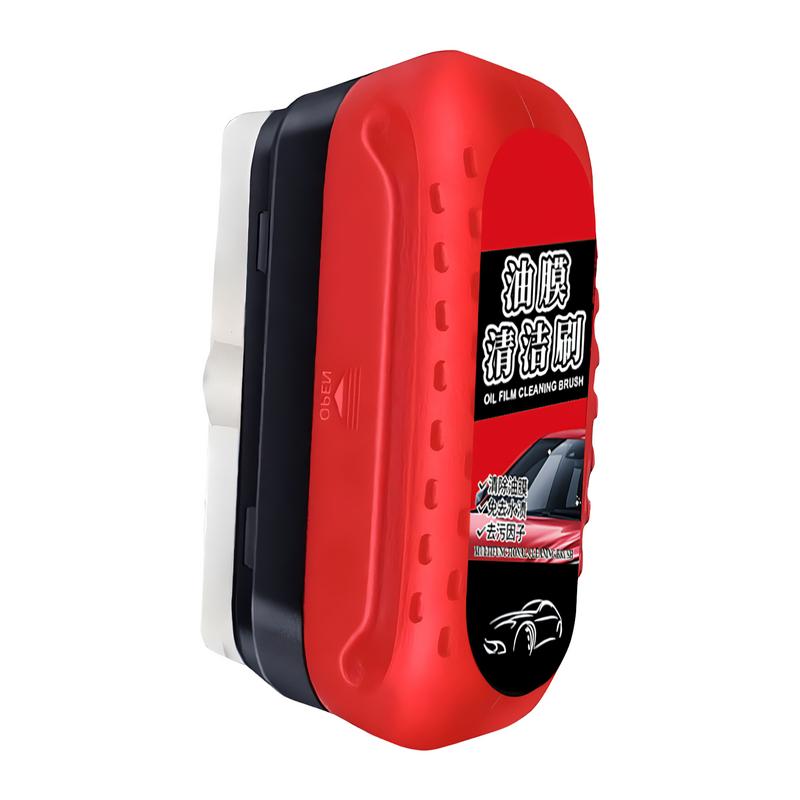 Car Glass Cleaner Brush Auto Windshield Oil Film Cleaner Automotive Glass Sponge Cleaning Polishing Care Maintenance Brush