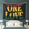 Harajuku Vintage Style Arts Bob Marley One Love Tapestry Wall Hanging Aesthetic Home Decoration Tapestries Living Room Bedroom