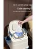 Portable Toilet Chair with Armrests for Elderly, Indoor Use, Bedside Commode for Pregnant Women.