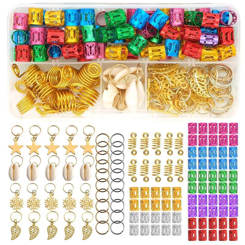 A1865 Women's Braiding Hair Accessories - 120-Piece Hair Comb and Headwear Set