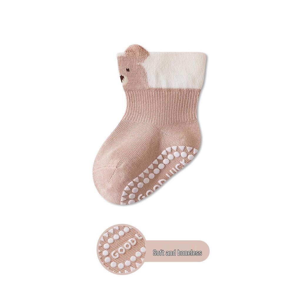 Non-Slip Cold-Insulating Toddler Socks for Spring and Autumn - Loose Fit, Seamless, Class A Quality