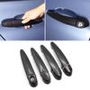Maniglia Esterna Portiera Auto in Texture Carbonio Trim per BMW Serie 1 3 F20 F30 F31 F35 2013-2015 E90 E92 X1 E84 X3 F26 X5 E70 X6