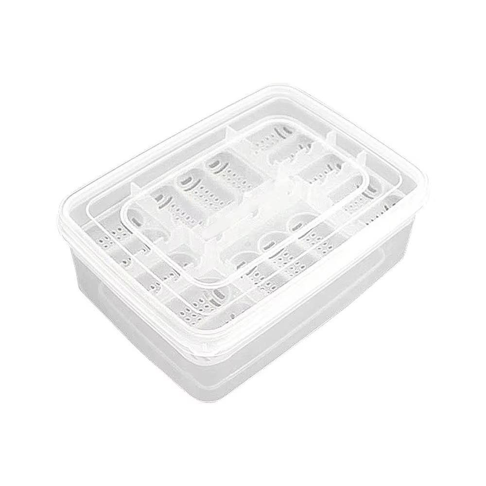 16 Grids Reptile Hatch Box Transparent Reptile Breeding Hatchery Turtles Egg Incubator Tray  Snake