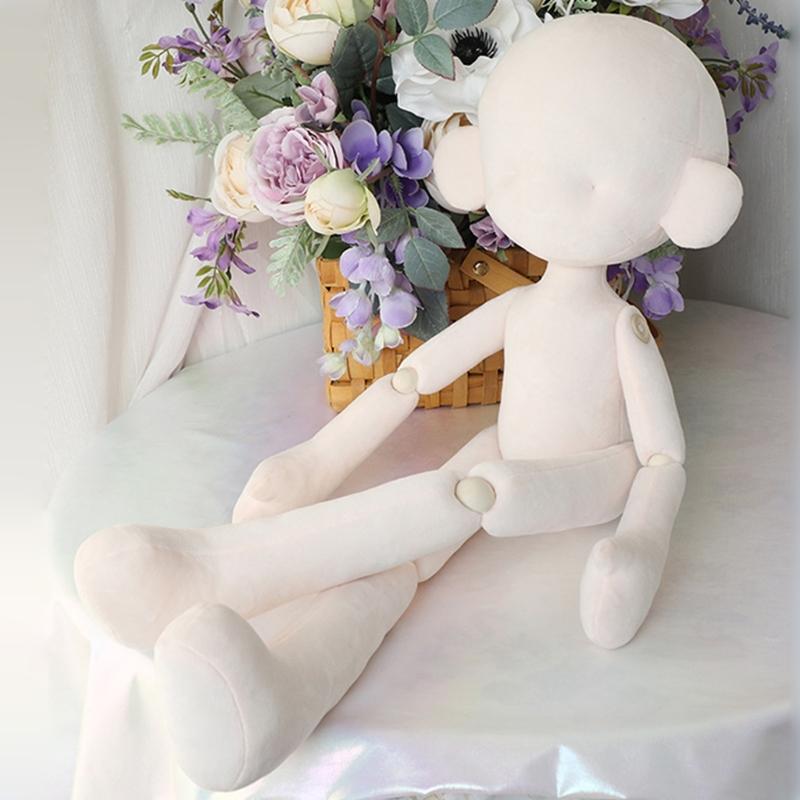 60cm Undressed Ball Jointed Doll Changeable Nude Cotton Doll For Creative Play And Fun Activity For Adult Kids Collector