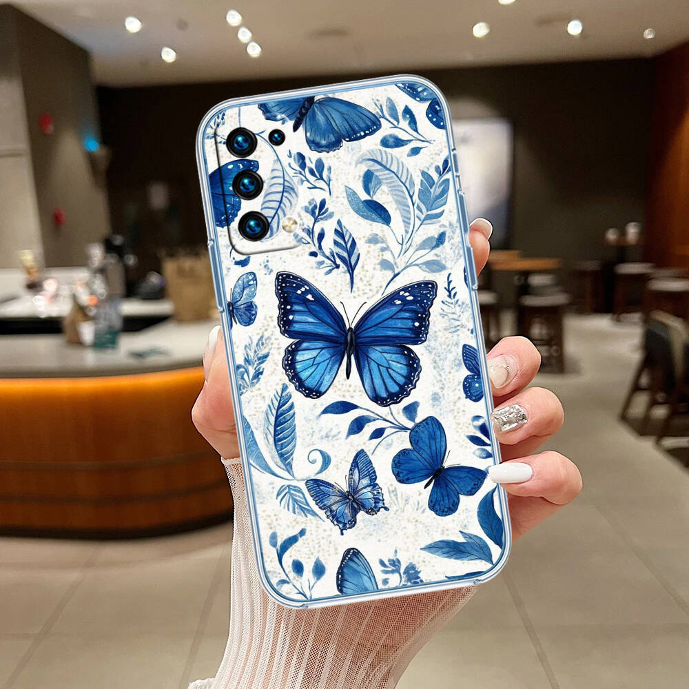 Colorful Butterfly Phone Case for Motorola Edge 20 30 S30 40 50 Fusion Lite Plus Pro Neo Ultra One Hyper Power Action Zoom Macro Vision