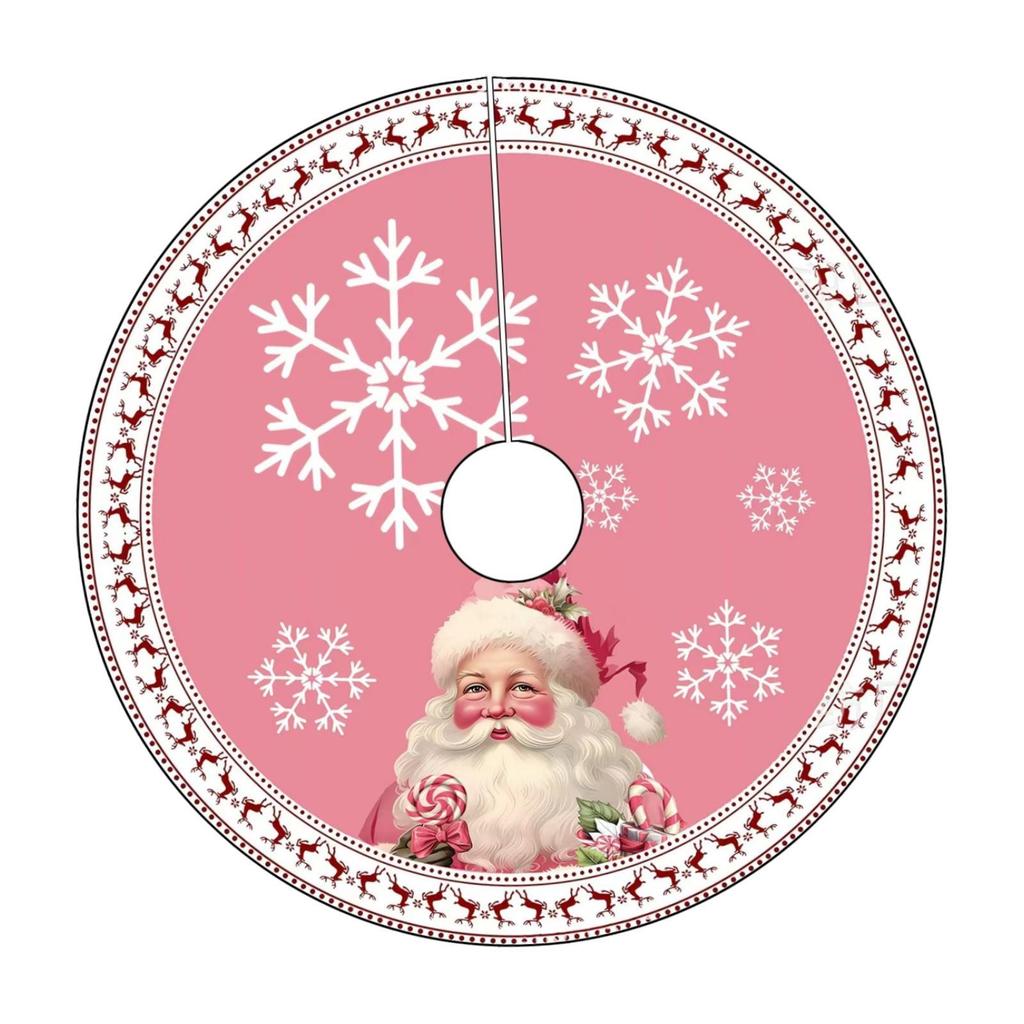Christmas Tree Skirt Christmas Decoration Elegant Base DIY Tree Carpet Xmas Tree