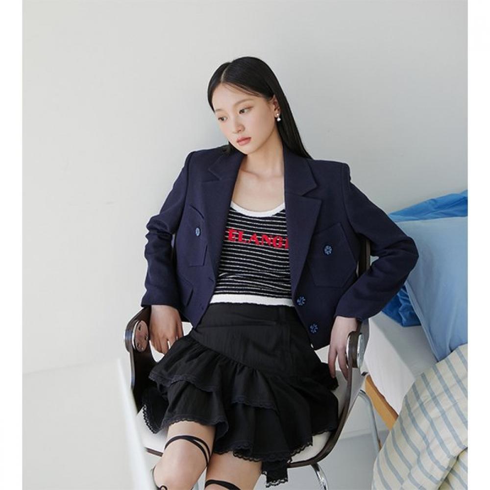 

Egoist Short Jacket Button Point Single Button Er2wj362 NA/66