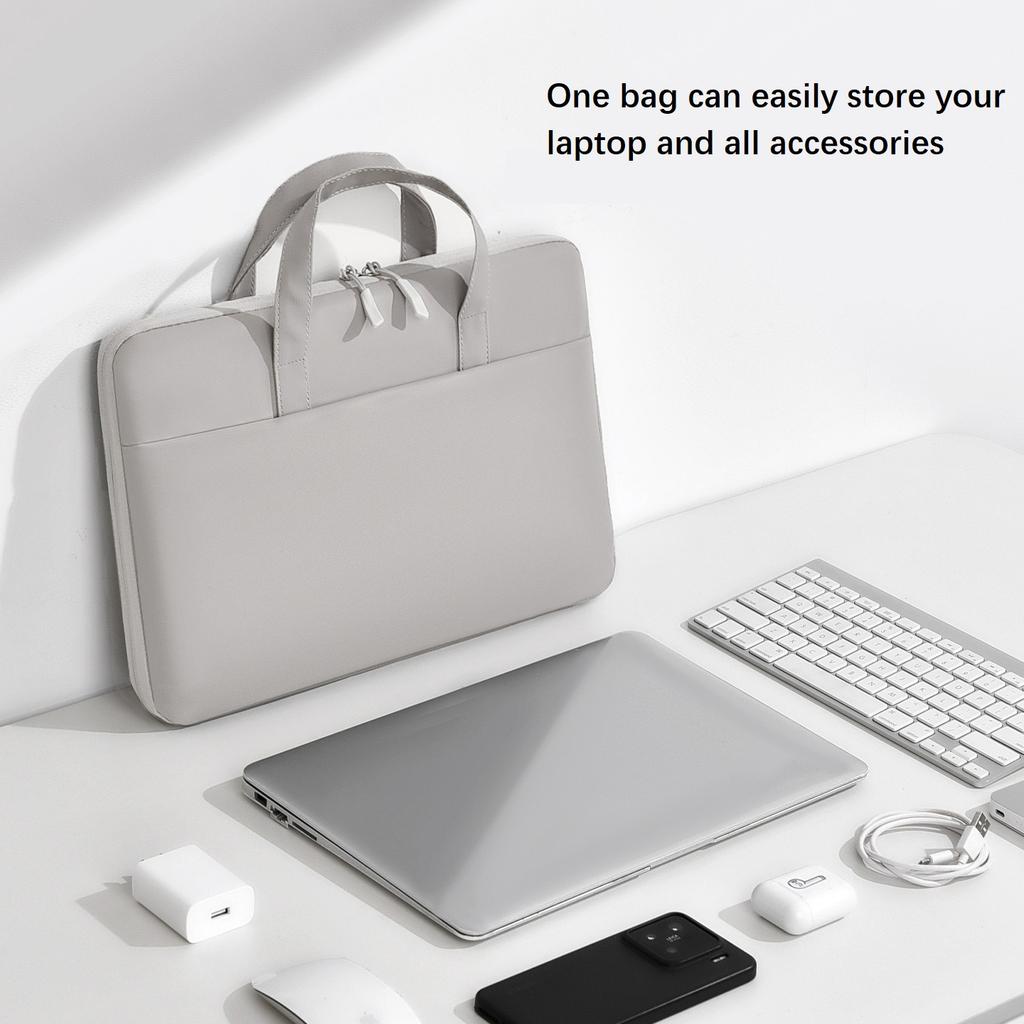 Stylová taška na notebook 14 palců/15,6 palců Vnitřní pouzdro s otevíráním a zavíráním o 180 stupňů