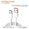 USB Type C Cable 1/3 Pcs 6A66W Fast Charge USB C Data Cord For Huawei Mate 60 50 40 P60 Pro Xiaomi Samsung 0.25m/1m/1.5m/2m Wire