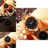 Stylish Women Wristwatch Featuring A Luminous Starry Sky And Rhinestone Details