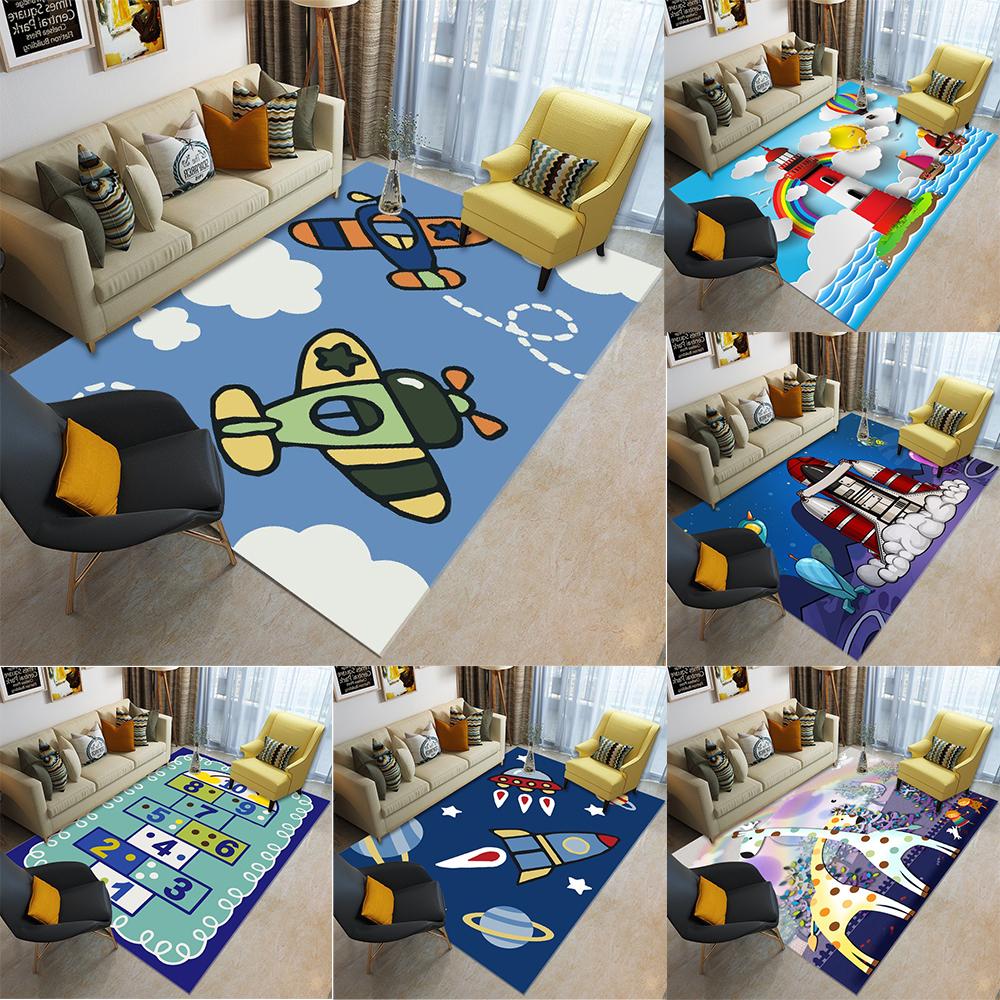 Kids' Room Play Carpet Protective And Soft With Cute Cartoon Anime Characters Decoration Mat For Playroom Living Room