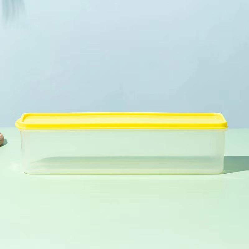 Plastic Container Large Capacity Airtight Rectangular Pasta Box Noodles Container Kitchen Food Storage Jar Fresh-Keeping Case