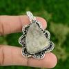 Fossil Coral Gemstone Anniversary Ethnic Wedding New Pendant 925 Sterling Silver