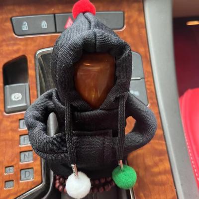 Araba Vites Kolu Vites Kapağı Araba Şanzıman Kapşonlu Hız Kolu Sweatshirt Kapağı Araba Vites Kolu Kapağı Değişiklikler Kapşonlu Noel Dekoru