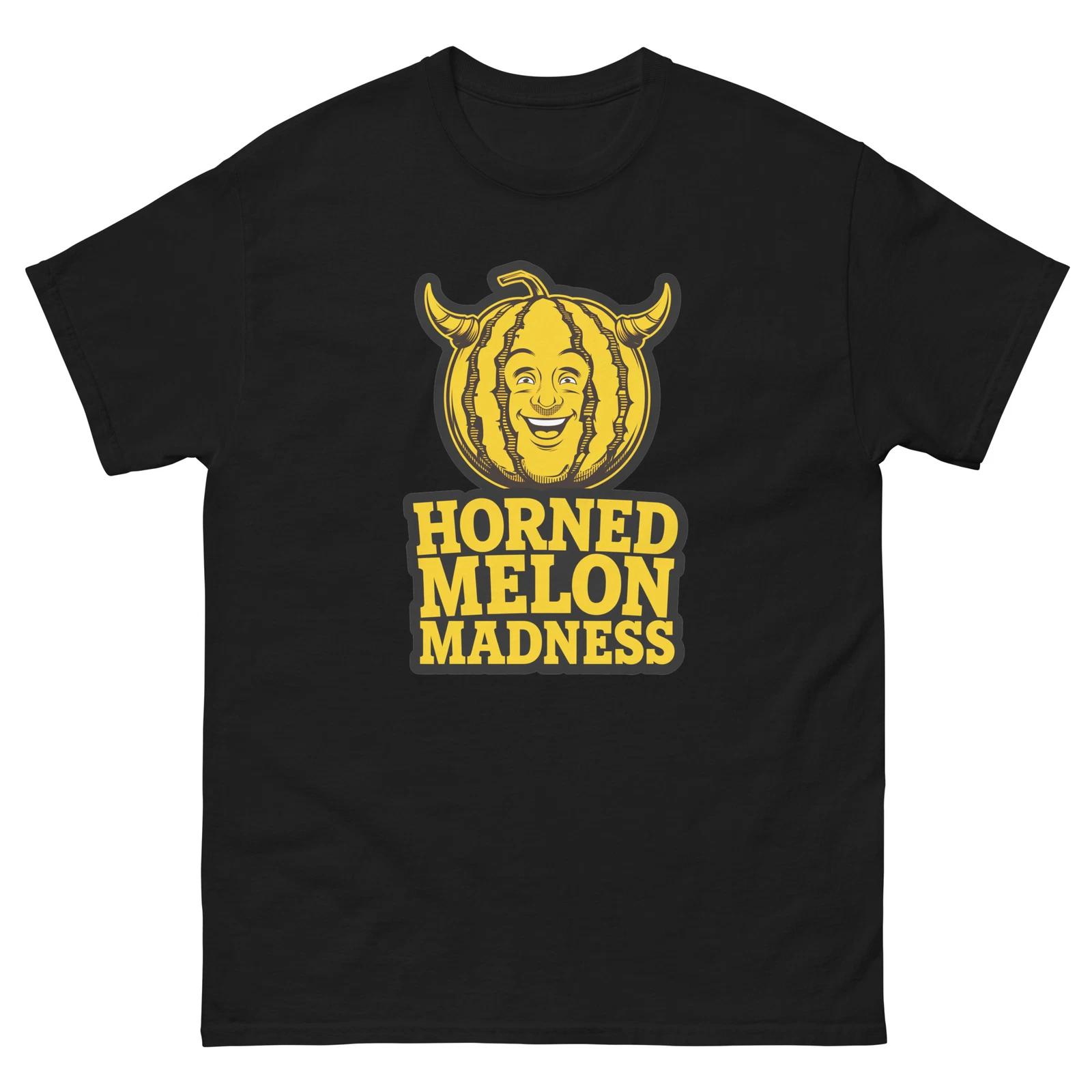 

Horned Melon Madness Lover Food Image Cartoon Funny T-Shirt Shirt L