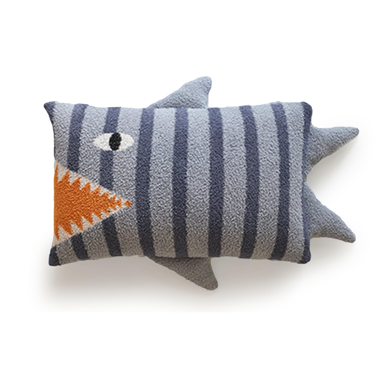 

MOKOYA Fluffy Hugmochi Cushion, Plush Toy, Large, Cute Sofa/Chair Pillow, Nap Pillow Size, MocoTomo Stylish Shark Design, Jowy