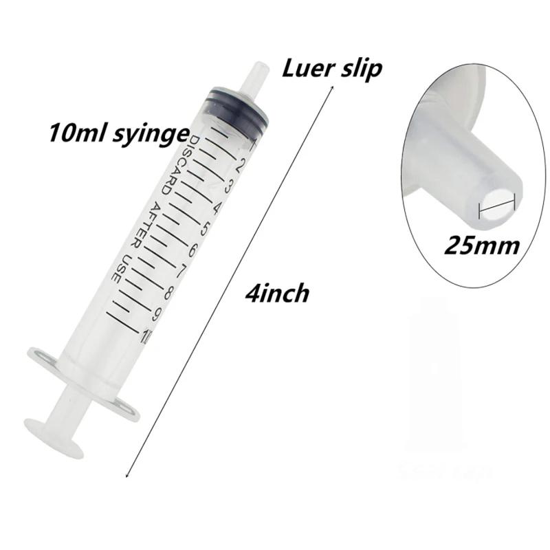 10Pcs 1ml-20ml Plastic Reusable Syringe For Measuring Nutrient Hydroponics Kithchen Tool  puppy accessories pet items Wholesale
