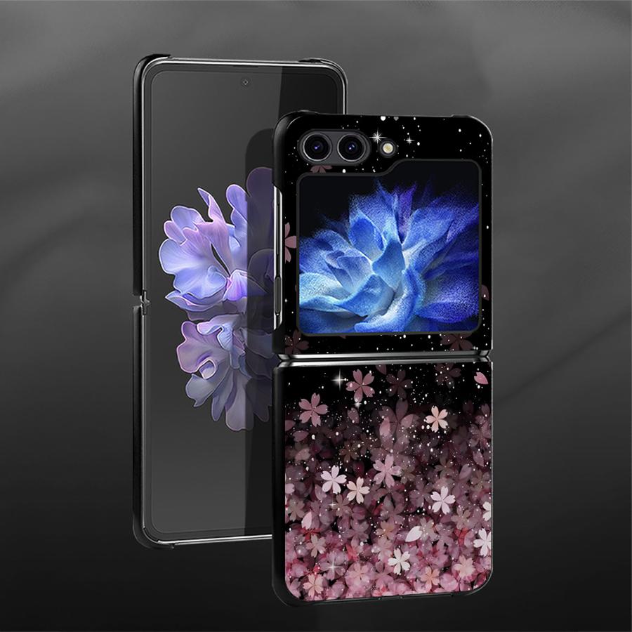 Cherry Blossom Daisy Case for Samsung Galaxy Flip6 Flip3 Flip7 FE Flip5 Z Flip 7 6 5 4 3 Flip4 Back Phone Cover Funda