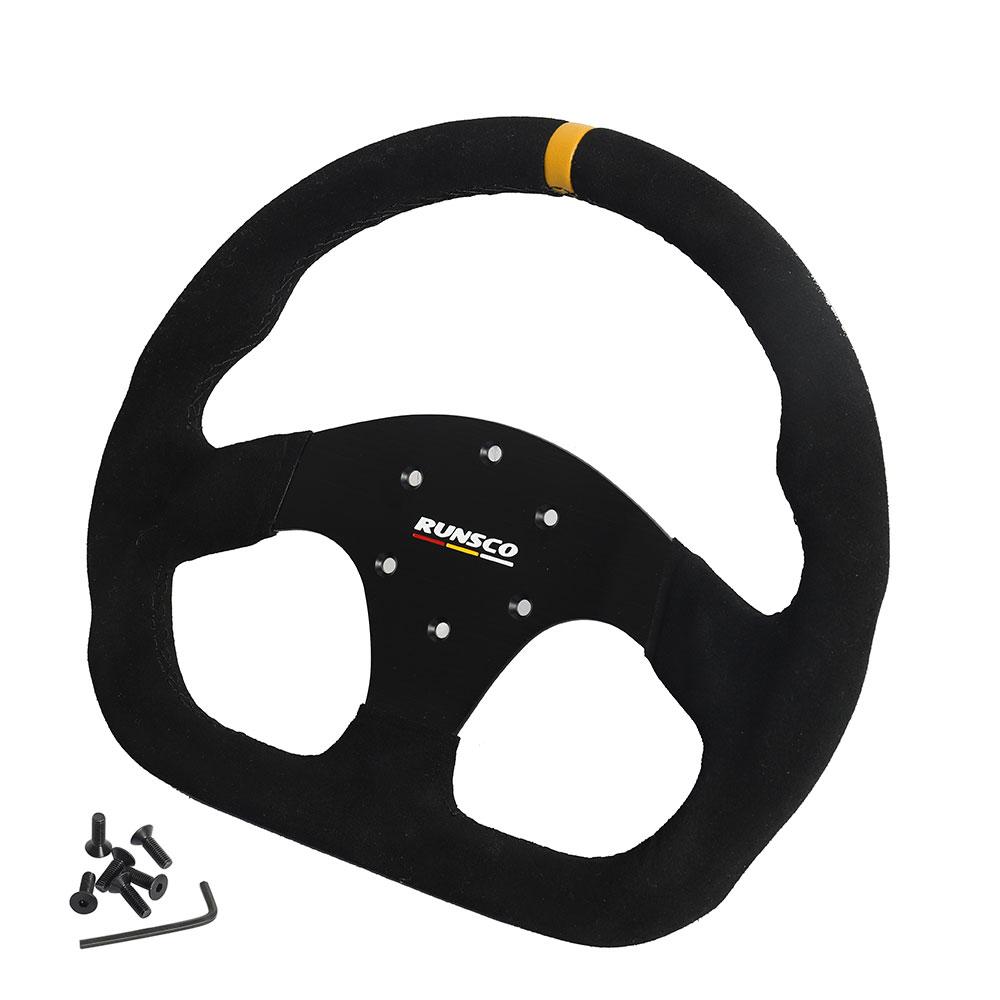 13 Inch/330mm Suede Steering Wheel Competitive