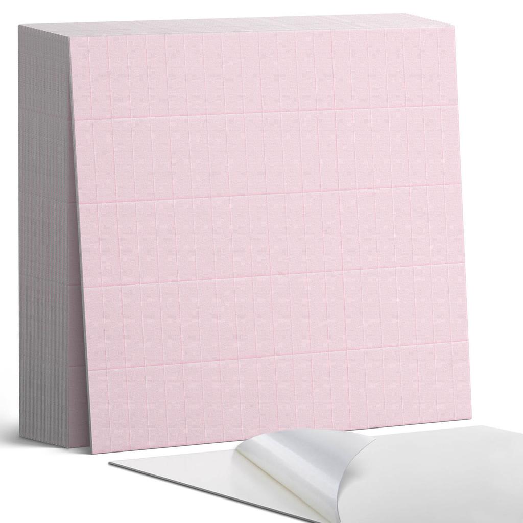 Paczka Kafelków Winylowych Z Nadrukiem - Dekoracja Do Sypialni Delikatne Pionowe Kafle 20X20X20 Cm