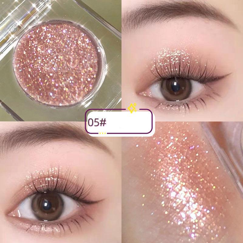 Monochrome Eye Shadow Shimmer Glitter Mashed Potatoes Highlighter Shine Highlighter Makeup Gel Face and Body Brighten Glitter Natural Contour Makeup