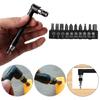 L-shaped 1/4 Hex Socket Wrench Screwdriver Bit Tool Set for Home Garage 90 Degree 6.35 Wrench Hexagonal Screwdriver Bit