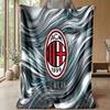 AC Milan Theme blanket Soft Flannel Blanket Plush Throw Blanket Cozy Sofa Bed Blanket for Home Decor