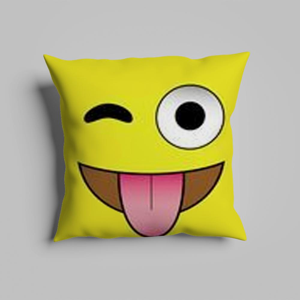 Pillow Case luxurious home office, sofa decorative Multi sized car seat cushions, pillowcases Emoji Personalized