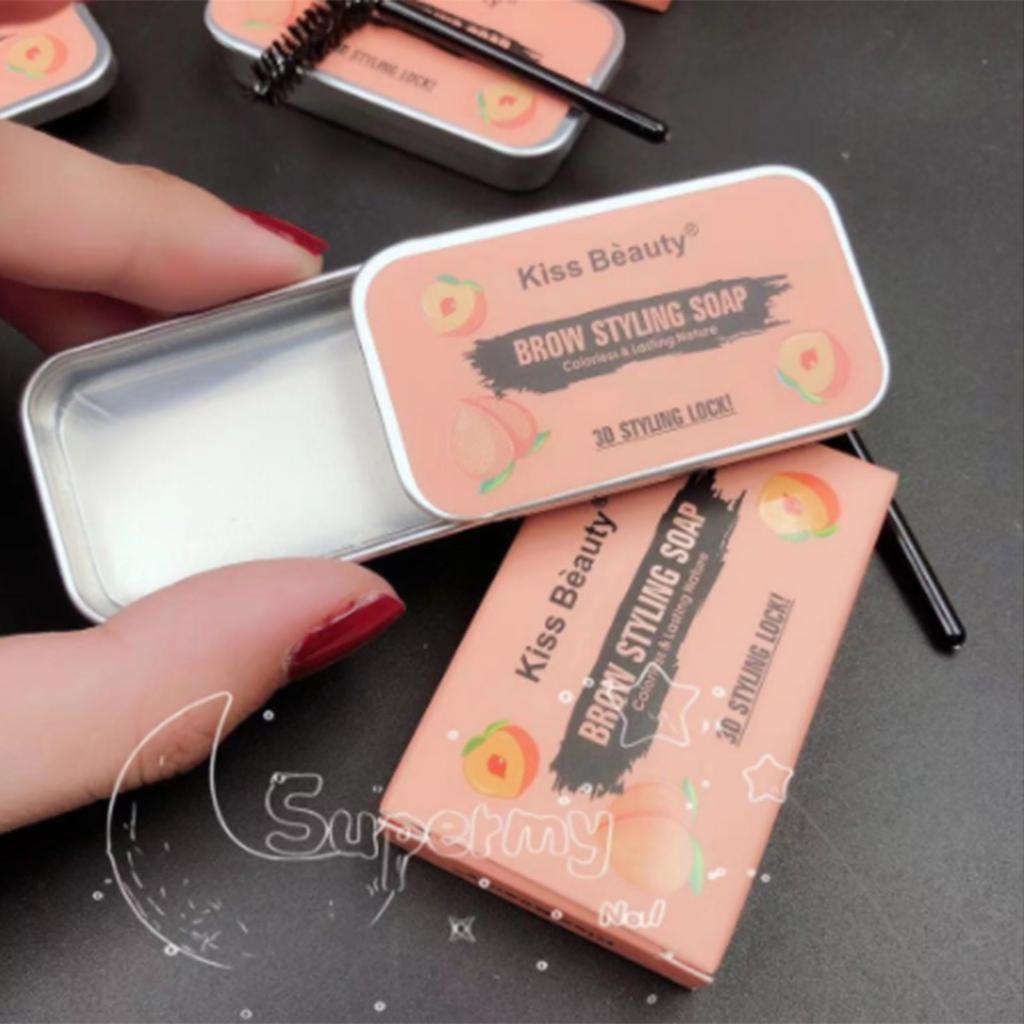 KissBeauty Fresh Peach  Eyebrow Colorless Transparent Persistent Natural Eyebrow Shape