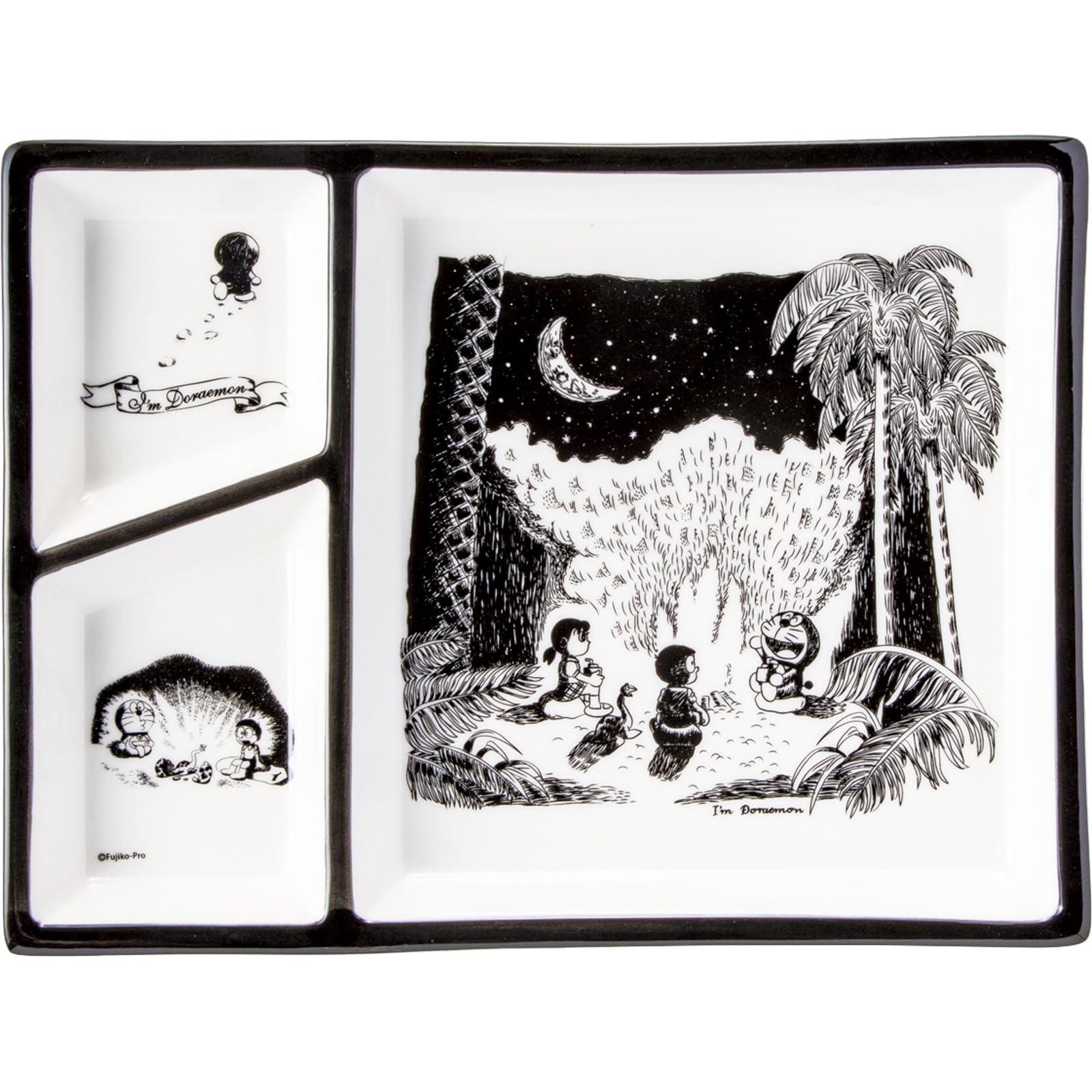 

Разделительная тарелка в виде комикса 26 x 20 x 3 см Динозавр Дораэмон Столовая посуда Разное Товары с Дораэмоном Подарок на день рождения Белый SAN4755 Дораэмон Прибл. белый