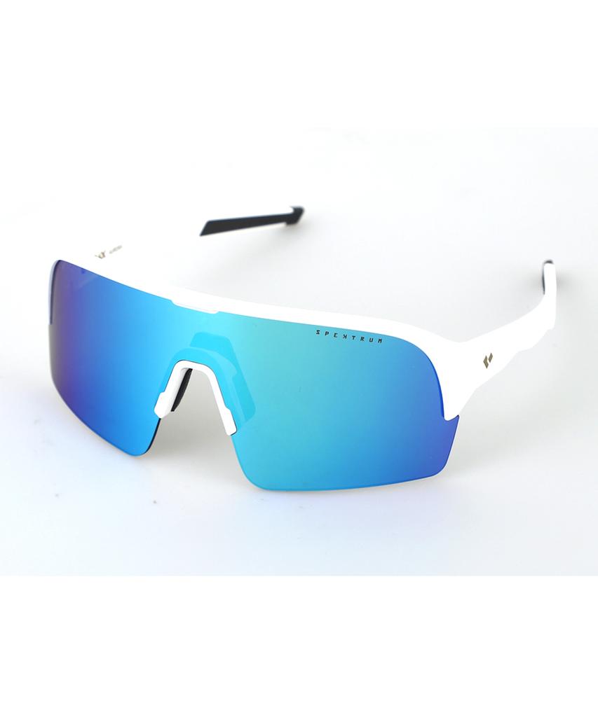 Lodagseu Aurora (Glossy White - Hyper Blue Lens)