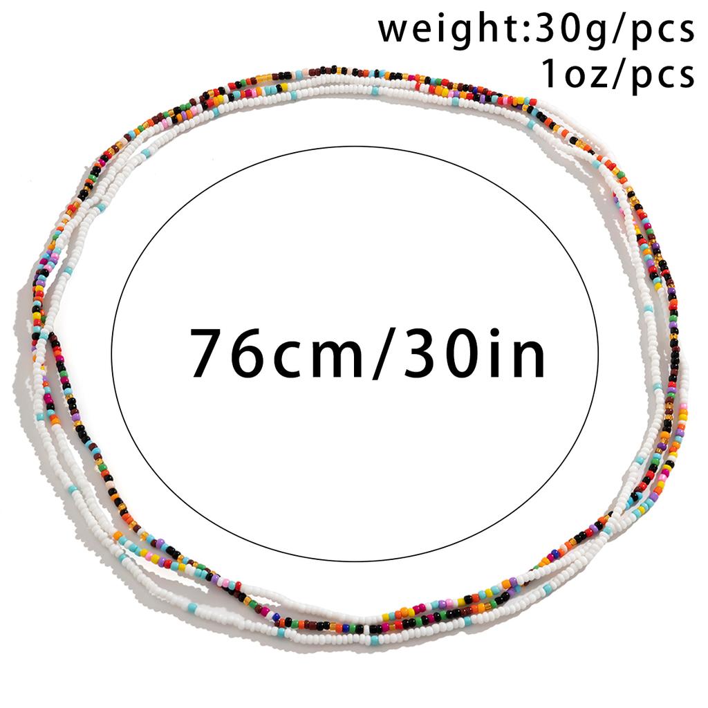 PuRui 3pcs/set Bohemia Seed Acrylic Beads Waist Chain for Women Sexy Colorful Belly Body Chain Zircon Bikinis Party Club Girls