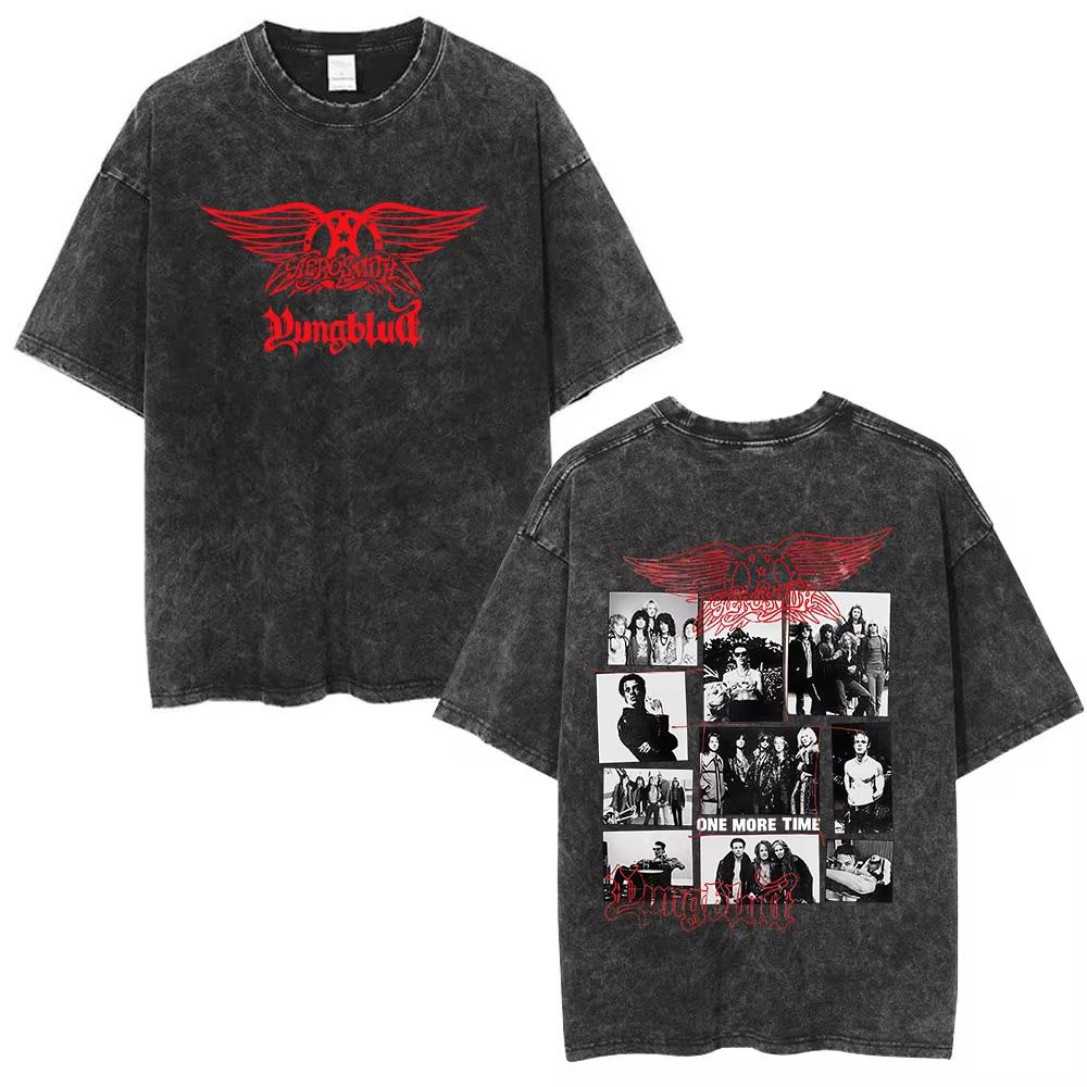 Washed Vintage Singer Yungblud IDOLS Album Merch Tshirt Men Women Clothing Fashion Short Sleeve Cotton Casual Oversized T Shirt