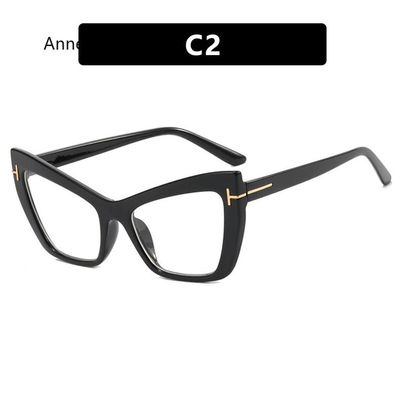 Cat Eye Prescription Frames Glasses Women Retro Optics Spectacle Frame Personality Fashion Eyeglasses Luxury Designer