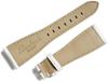 King Watch Compatible with GaGa Manuale 48mm Embossed Aftermarket [Import Original] Parts, Milano, Strap, Crocodile, White,