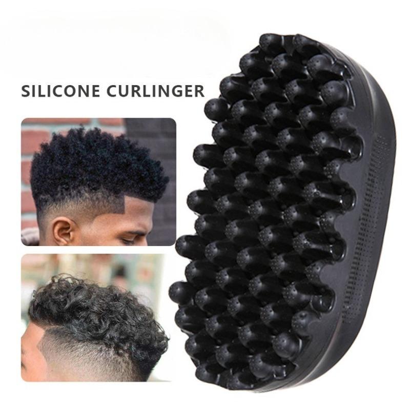 1Pc Curling Brush for Dreadlocks Hip Hop Hair Styling Perm Detangling Smoothing Cleaning Comb Professional Multifunctional Tool