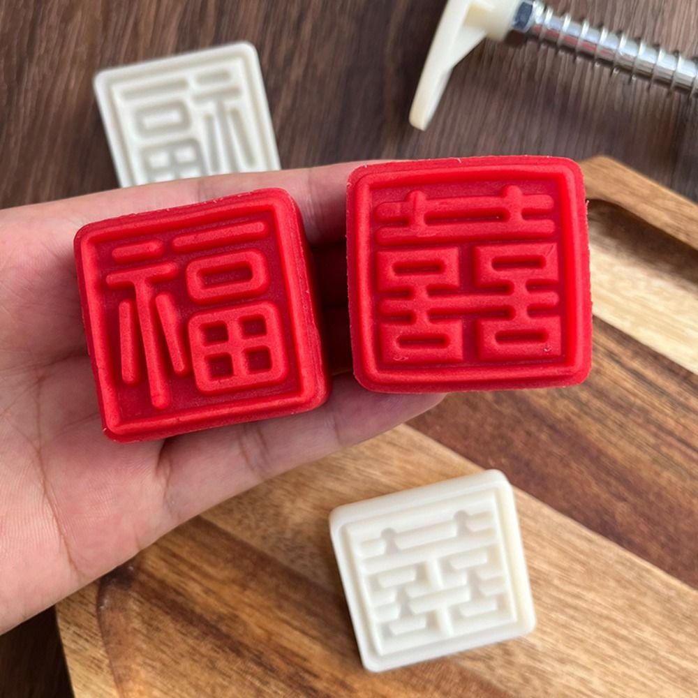 DIY Hand Press Pastry Mold Plastic Moon Cake Maker Baking Tools Moon Cake Mold  Ice Skin Mooncake