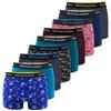 Scotch&Soda Men's Boxers 9 Pieces Cotton Stripes Pattern Color Mix Size Xl