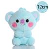 12-24cm B-T Cartoons Baby Pendant Plush keychain Toys Bangtan Boy Groups Peluches Cartoon Backpack Decoration Dolls Kid Gifts